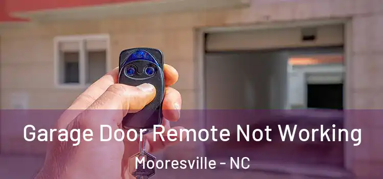  Garage Door Remote Not Working Mooresville - NC